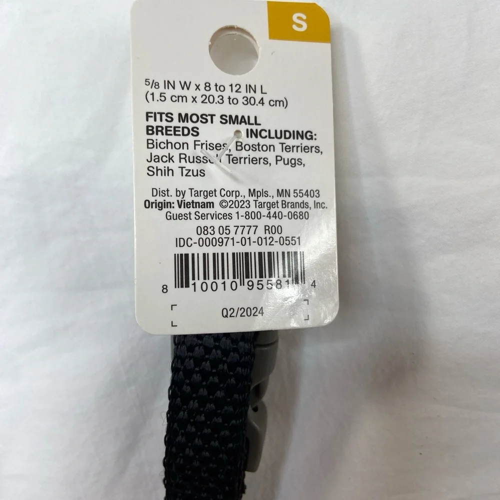 Boots & Barkley Small Dog Collar NWT